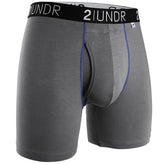 2Undr Swing Shift Boxer Brief (Grey/Blue)