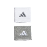 Adidas Interval Small Reversible 2.0 Wristbands (Light Grey)