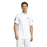 Adidas Club 3 Stripes Polo (M) (White)