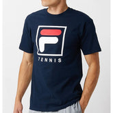 Fila Essentials F-Box Tennis Tee (M) (Navy)
