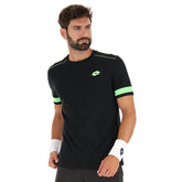 Lotto Superrapida Pickleball V Tee (M) (Black)