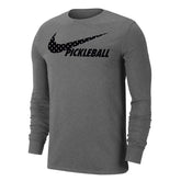 Nike Pickleball Dri-Fit Long Sleeve Tee (M) (Grey)