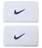 Nike Double Wristbands (2X) (White/Navy)