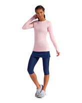 Bloquv Long Sleeve Pullover (W) (Pink)