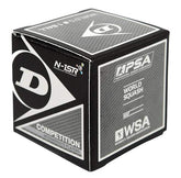 Dunlop Competition Squash Balls (1X) (Black)
