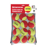 Gamma Quick Kids 36 Tennis Balls (Bag 12X)