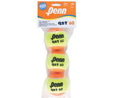 Penn Qst 60 Low Compression Tennis Balls (3X)