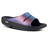Oofos Ooahh Luxe Slide (W) (Midnight Spectre)