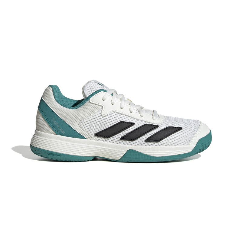 Adidas Courtflash K Kids' (White/Teal) Adidas Courtflash K Kids' (White/Teal)