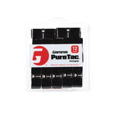 Gamma Puretac Tennis Overgrip (12X) (Black)