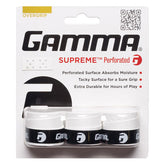 Gamma Supreme Perforated Overgrip (3X) (White)