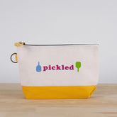 Pickled Canvas Accessories Bag (Yellow)