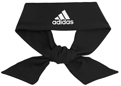 adidas Alphaskin Tie Headband (Black) - Original Adidas Headband