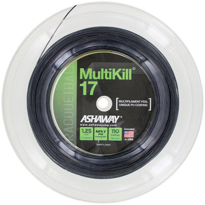 Ashaway Multikill 17G Raquetball Reel 360' (Black) Ashaway