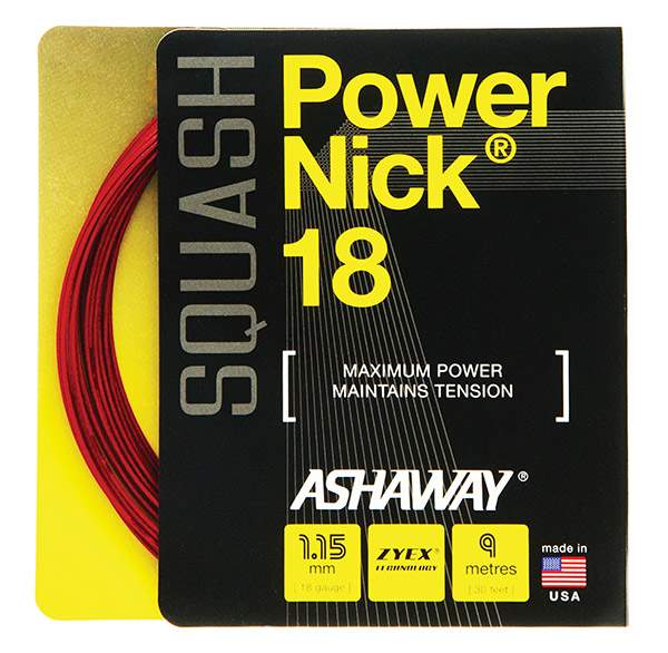 Ashaway Powernick Squash 18G (Red)