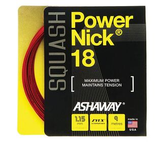 Ashaway Powernick Squash 18G (Red)