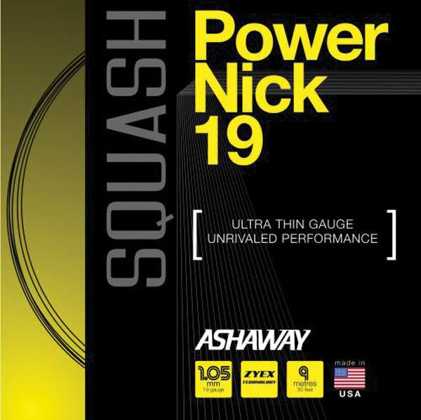 Ashaway Powernick Squash 19G Black