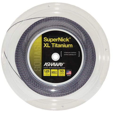 Ashaway Supernick Xl Titanium 17G Squash Reel 360'