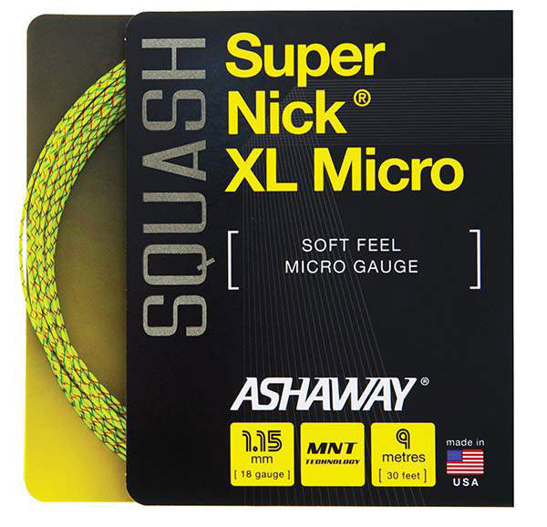 Ashaway Supernick Xl Micro Squash (Yellow)