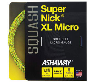 Ashaway Supernick Xl Micro Squash (Yellow)