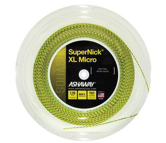 Ashaway Supernick Xl Micro 18G Reel 360' (Yellow)