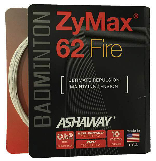 Ashaway Zymax 62 Fire Badminton (Orange) Ashaway