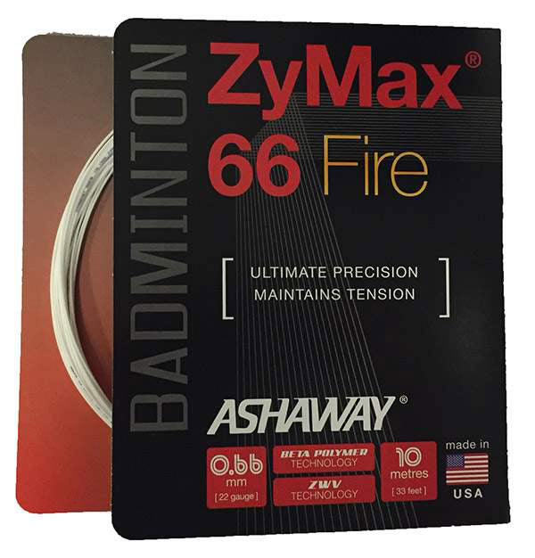Ashaway Zymax 66 Fire Badminton (Orange) Ashaway