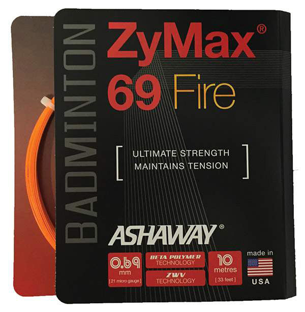 Ashaway Zymax 69 Fire Badminton (White) Ashaway
