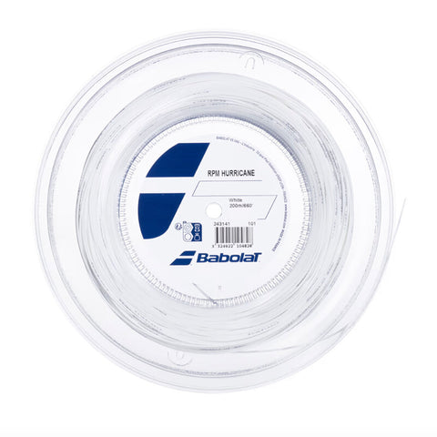 Babolat Rpm Hurricane Reel 660' (White)