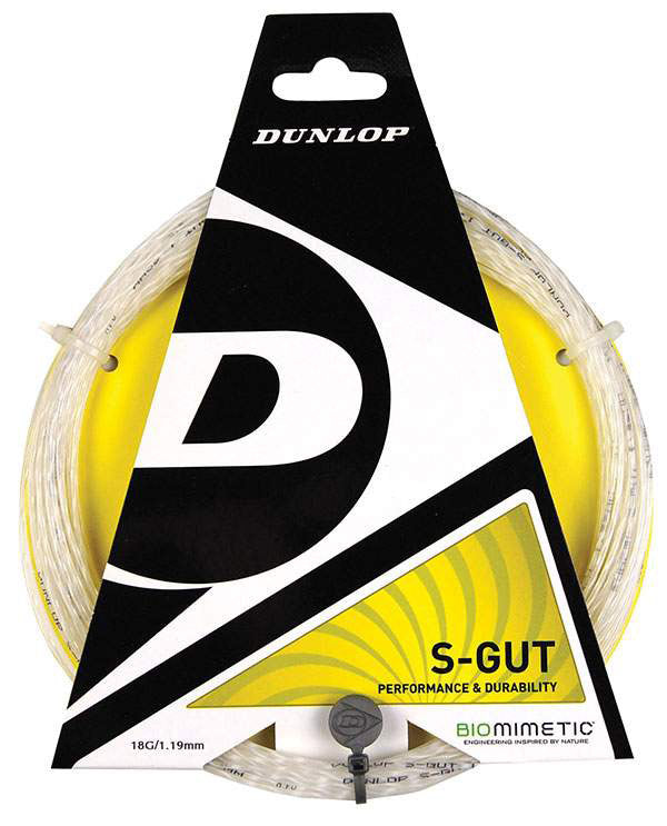 Dunlop S-Gut W/Dyna-Tec 18G (White)