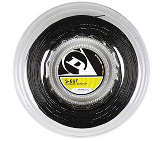 Dunlop S-Gut W/Dyna-Tec 16G Reel 660' (Black)