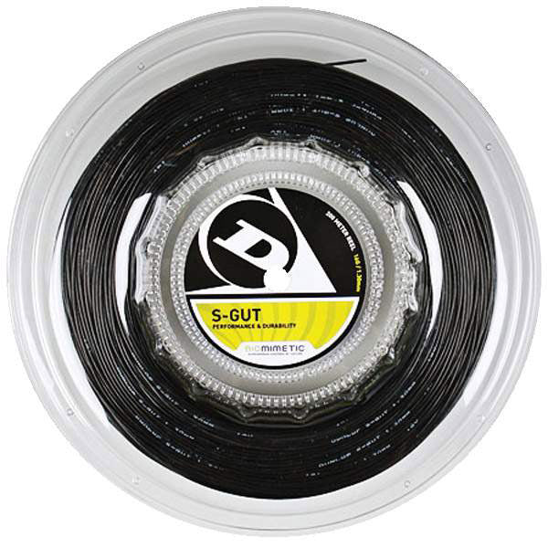 Dunlop S-Gut W/Dyna-Tec 16G Reel 660' (Black)