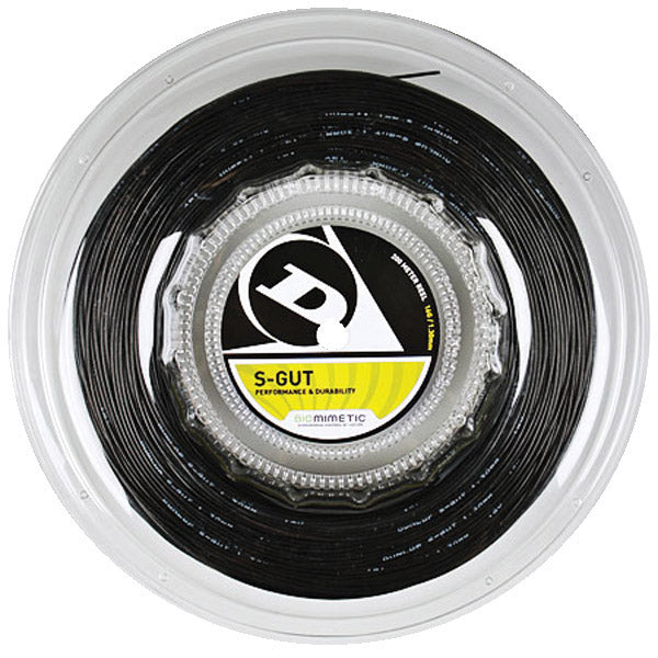 Dunlop S-Gut W/Dyna-Tec 17G Reel 660' (Black)