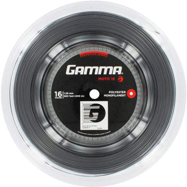 Gamma Moto 16G Reel 660' (Black)