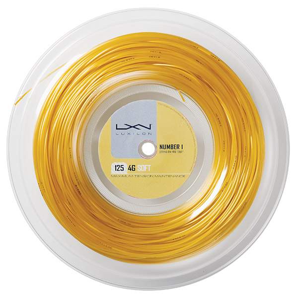 Luxilon 4G Soft 125 16L Reel 660' (Gold) Luxilon