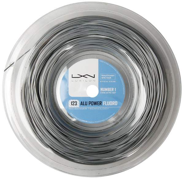 Luxilon Alu Power Fluoro 123 17G Reel 726' (Silver)