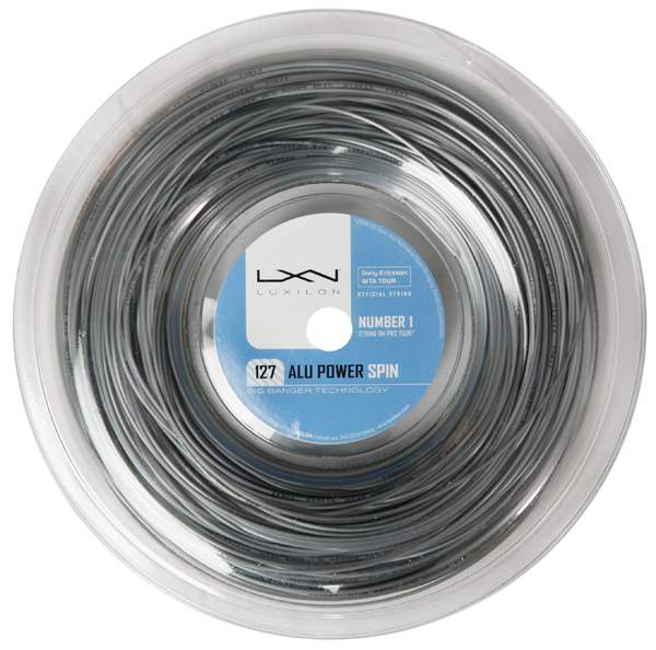 Luxilon Alu Power Spin 127 16G Reel 726' (Silver)