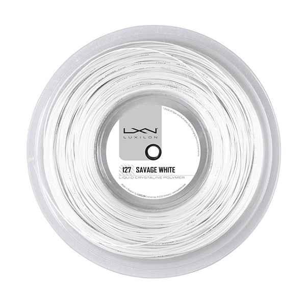 Luxilon Savage 127 16G Reel 660' (White)