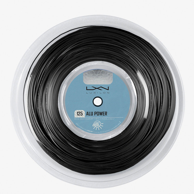 Luxilon Alu Power 125 16L Reel 660' (Black) Luxilon
