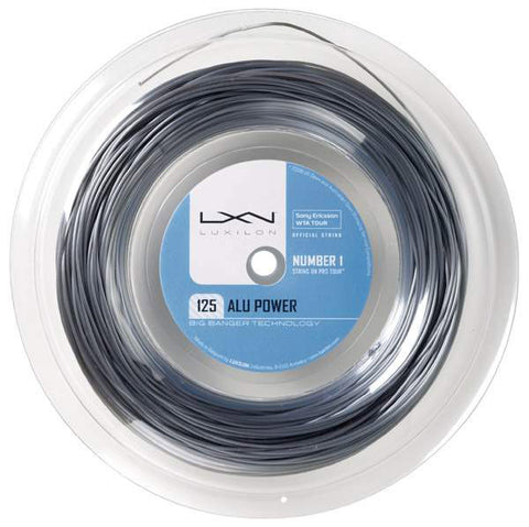 Luxilon Alu Power 125 16L Half Reel 330' (Silver)