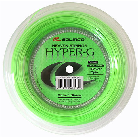 Solinco Hyper-G Mini Reel 328' (Lime)