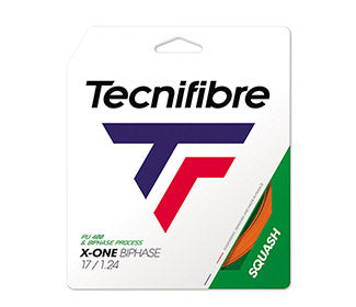 Tecnifibre X-One Biphase Squash 18G (Orange)