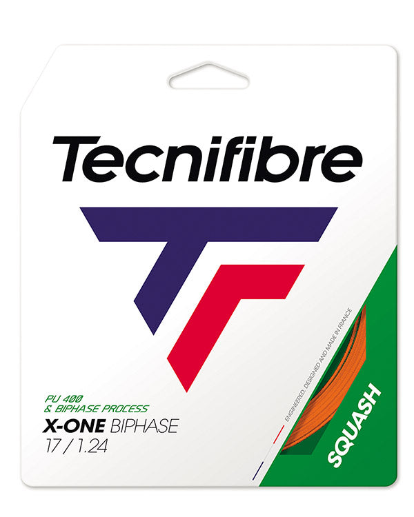 Tecnifibre X-One Biphase Squash 18G (Orange)