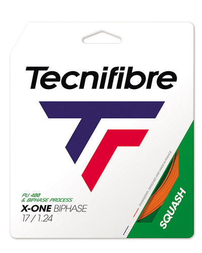 Tecnifibre X-One Biphase Squash 18G (Orange)