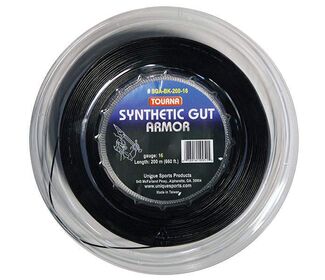 Tourna Big Hitter Synthetic Gut Armor Reel 660' (Black)