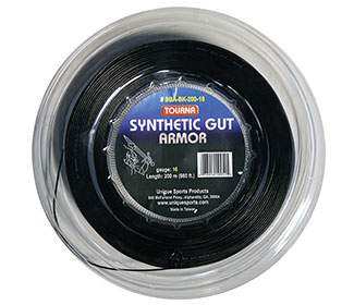 Tourna Big Hitter Synthetic Gut Armor Reel 660' (Black)