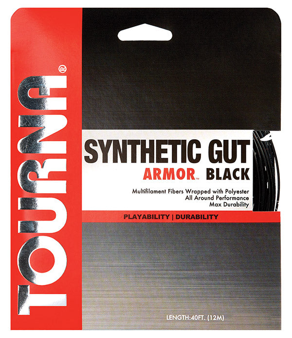 Tourna Synthetic Gut Armor Black 17G Tourna