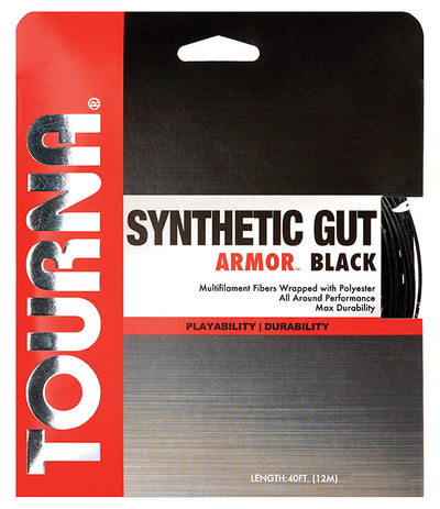 Tourna Synthetic Gut Armor Black 17G Tourna