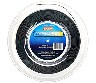 Tourna Premium Poly Reel 660' (Black)