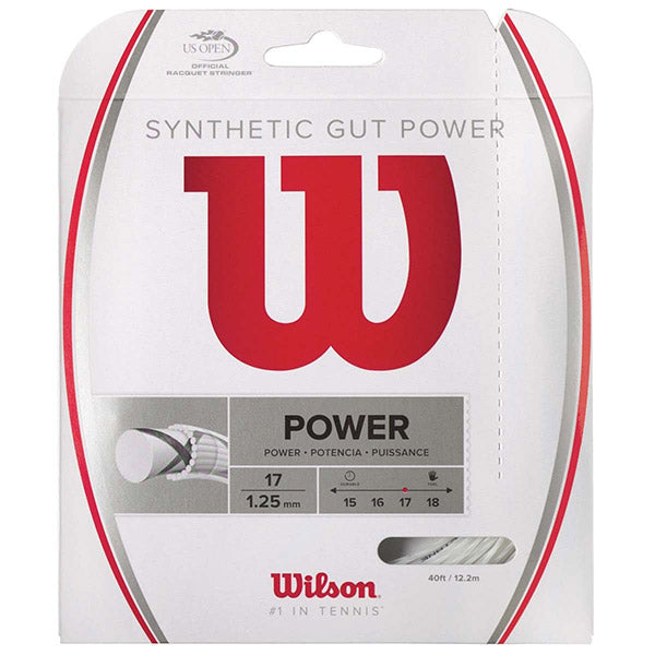 Wilson Synthetic Gut Power 17G (Black) Wilson